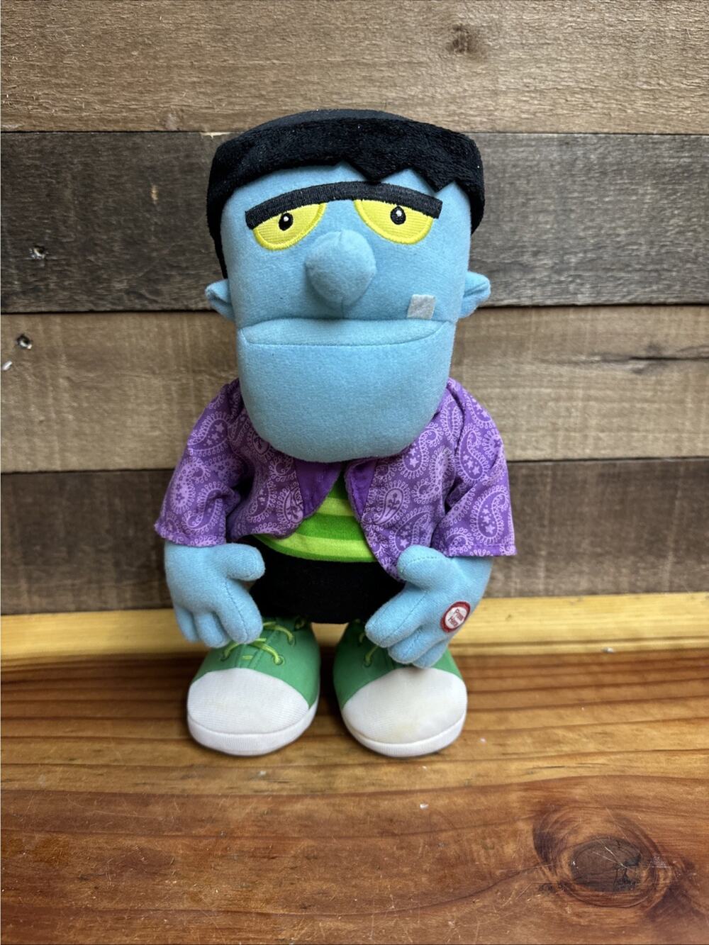 Hallmark Animated Frankenstein Blue Plush Sings Monster Mash